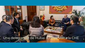 Una delegación de la provincia de Hubei (China) visita la CHE